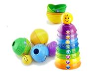 Funny toys stacked cups